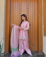 Noor-e-Gulabi Farsi Suit