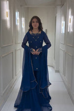 Gulnoor Sharara Salwar Suit  Set