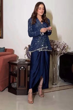 Royal Blue Azure Luxe Co-ord Set