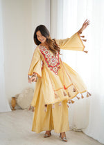 Boho Loom Khadi Indo-Western Set