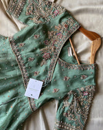 Enchanted Lush Leaf Gown With Dupatta