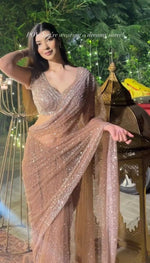 Zariyah-E-Noor Shimmer Saree