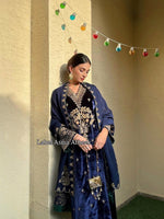 Royal Blue Velvet Suit
