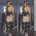 Royal Resham Dhoti Salwar Suit