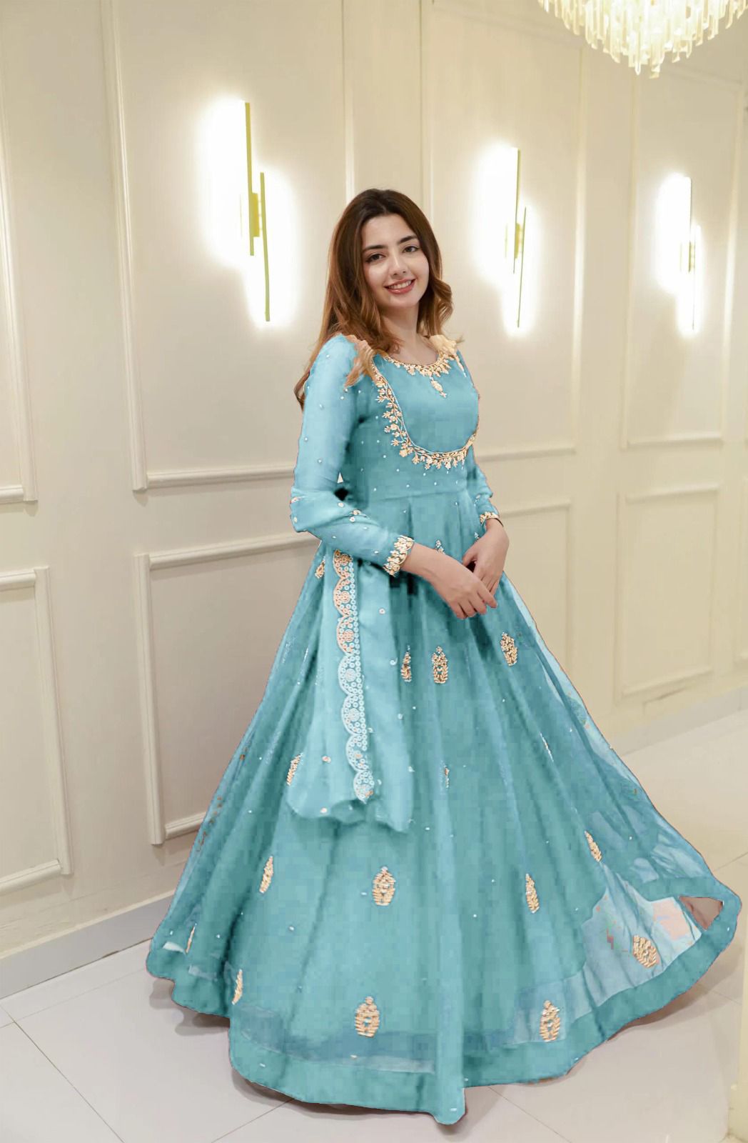 Aafreen Georgette Anarkali Gown
