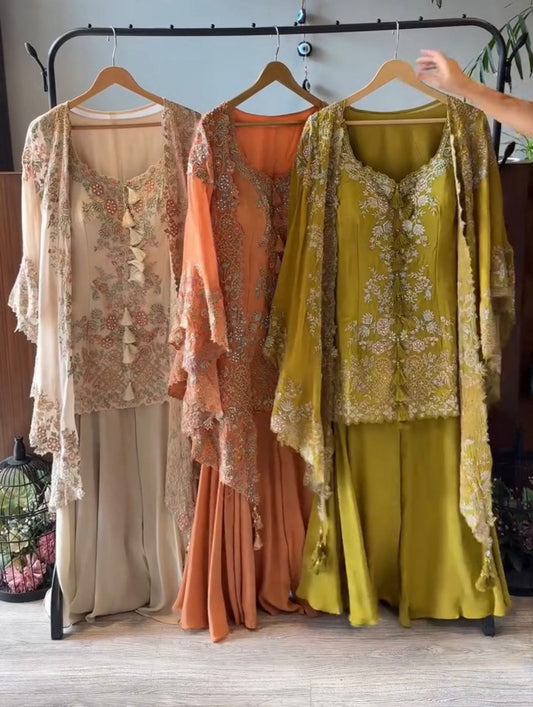 Taraan Aarohi Kurti-Plazzo Set