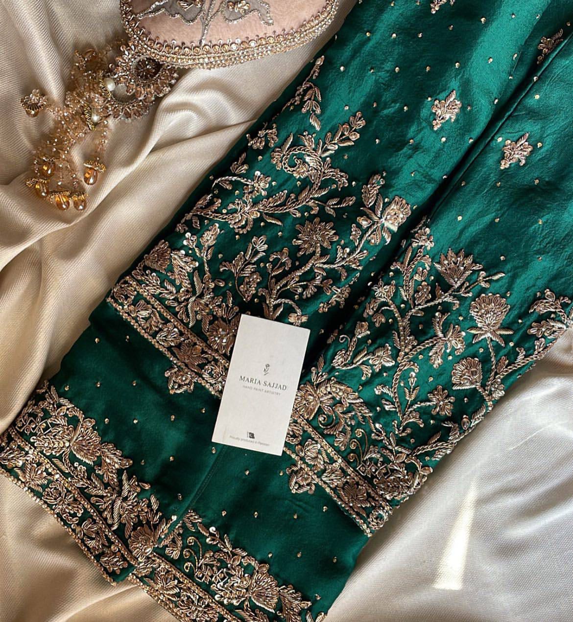 Shahi Zayka Hara Gulnaar Suit Set