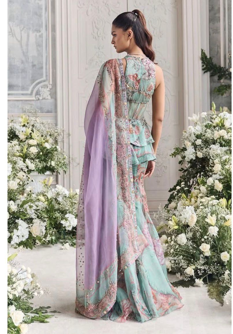 Aqua Noor Sharara Suit Set