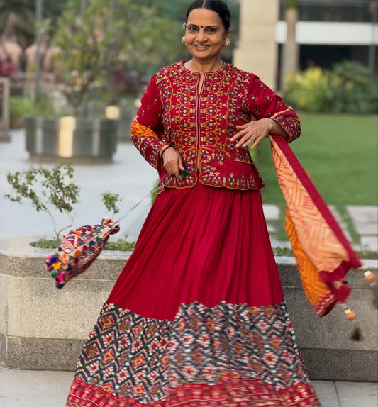 Leheriya Luxe Navratri Lehenga Choli