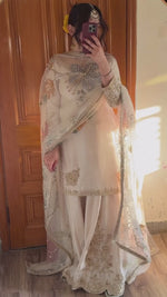 Nazneen Ivory Sharara Set