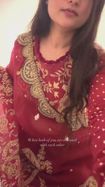 Ruby Reverie Shrug Lehenga Set