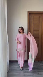 Noor-e-Gulabi Farsi Suit