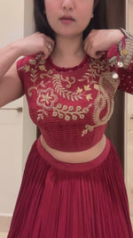 Ruby Reverie Shrug Lehenga Set
