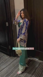 Desi Fusion Jacket Suit Set