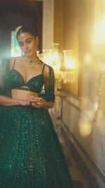 Royal Emerald Radiance Lehenga