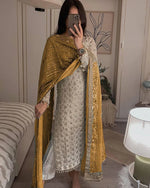 Needlecrafted Ornated Salwar Set